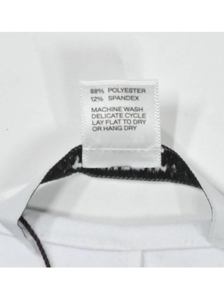 Tank Air Cap Sleeve Baby Tee In White — image 3 of 4